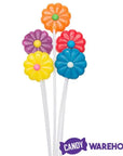 Albert's Daisy Pops Candy Flowers Lollipop Bouquets: 12-Piece Display