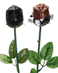 Albert's Foiled Milk Chocolate Roses - Black: 20-Piece Bouquet