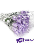 Albert's Foiled Milk Chocolate Roses - Lavender: 20-Piece Bouquet