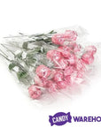 Albert's Foiled Milk Chocolate Roses - Pink: 20-Piece Bouquet