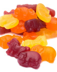 All Natural Zoo Animals Gummy Candy: 2LB Bag