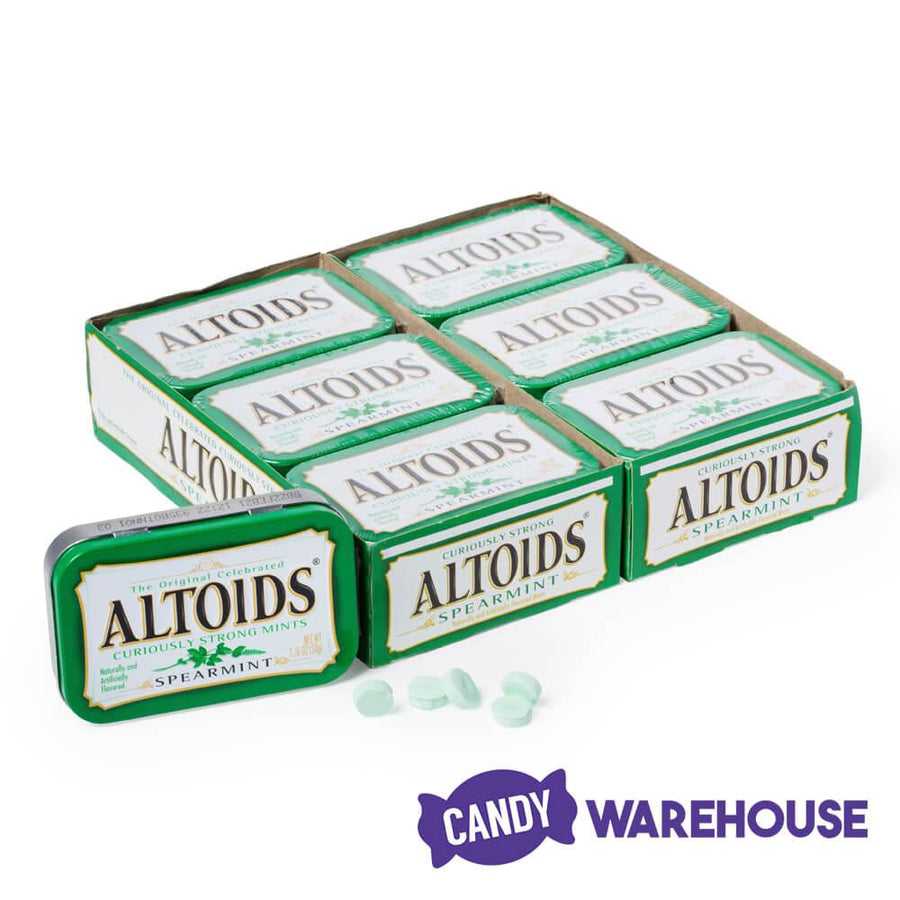 Altoids Mints Tins - Spearmint: 12-Piece Box - Candy Warehouse