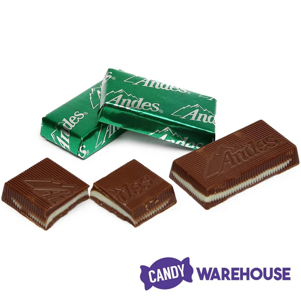 Andes Mints Creme De Menthe Chocolate Candy 5LB Bag Candy Warehouse