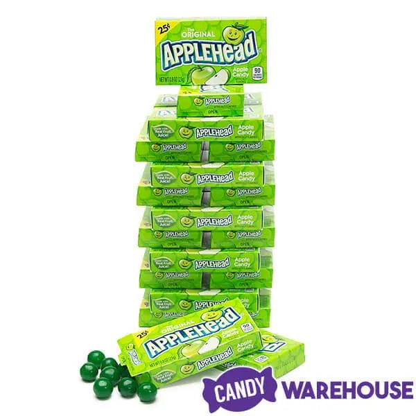 Applehead Candy Mini Packs: 24-Piece Box – Candy Warehouse
