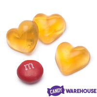 Apricot Hearts Gummy Candy: 500G Bag - Candy Warehouse