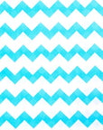 Aqua Blue Chevron Stripe Candy Bags: 25-Piece Pack