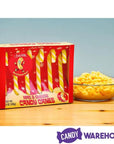 Archie McPhee Mac and Cheese Candy Canes: 6-Piece Box