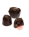 Asher's Dark Chocolate Cherry Cordials Candy: 6LB Box