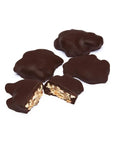 Asher's Dark Chocolate Pecan Caramel Patties: 5LB Box