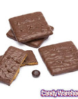 Asher's Milk Chocolate Covered Graham Crackers: 5LB Box