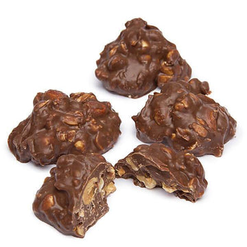 Asher's Milk Chocolate Peanut Clusters Candy: 5LB Box - Candy Warehouse