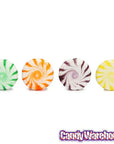 Assorted Fruits Hard Candy Pinwheels: 5LB Bag