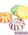 Assorted Fruits Hard Candy Pinwheels: 5LB Bag
