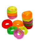 Assorted Mini Gummy Rings Candy: 5LB Bag