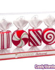 Assorted Peppermint Candy Ornaments - 6 Inch: 4-Piece Box