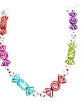 Assorted Swirl Jewel Candy Ornaments 6-Foot Garland