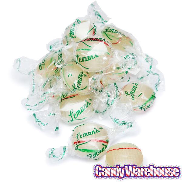 Atkinson Leman's Mint Hard Candy Buttons: 5LB Bag - Candy Warehouse