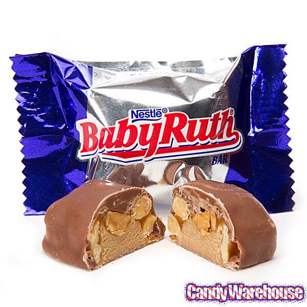 Baby Ruth Mini Size Candy Bars: 5LB Bag - Candy Warehouse