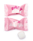 Baby Shower - Baby Girl Wrapped Buttermint Creams: 300-Piece Case