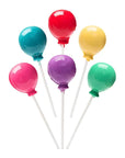 Balloons Hard Candy Lollipops: 12-Piece Pack