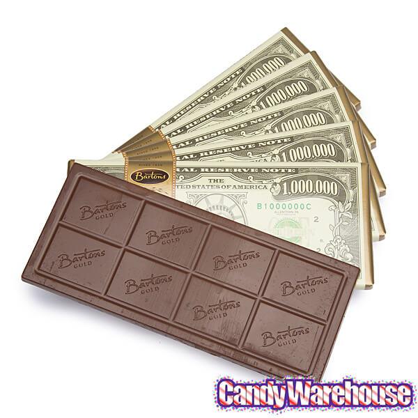 Bartons Million Dollar Milk Chocolate Candy Bars: 12-Piece Box