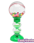 Baseball Gumball Machine Bank with Gumballs