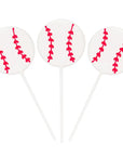 Baseball Hard Candy Lollipops: 12-Piece Pack