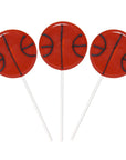 Basketball Hard Candy Lollipops: 12-Piece Pack