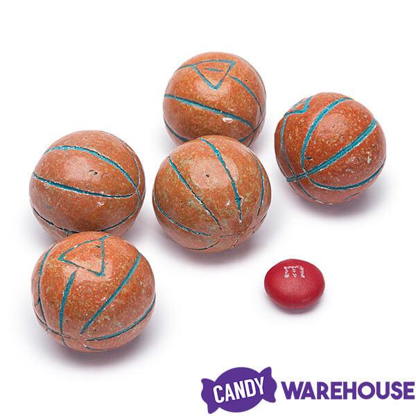 Basketballs Sour Bubblegum Tubes: 12-Piece Display - Candy Warehouse