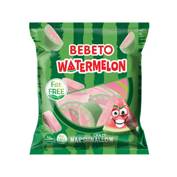 Bebeto Watermelon Marshmallows: 9-Ounce Bag - Candy Warehouse