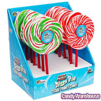 Bee International Christmas Spinning Dizzy Pops: 12-Piece Display - Candy Warehouse