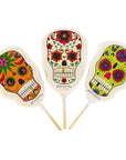 Bee International Day of the Dead Skull Pops: 12-Piece Display