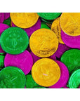 Bee International Mardi Gras Bubble Gum Coins: 100-Piece Bag