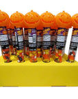 Bee International Pumpkin Topped Tubes with Candy Corn: 24-Piece Box