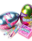 Bee International Tin Easter Eggs with SweeTarts and Nerds Candy: 12-Piece Display
