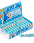 Birth Announcement Bubblegum Cigars - Boy Blue: 36-Piece Box
