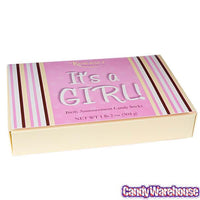 Birth Announcement Candy Sticks - Girl: 24-Piece Box - Candy Warehouse