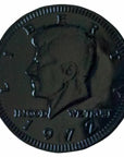 Black Foiled Milk Chocolate Coins: 1LB Bag