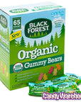 Black Forest Organic Gummy Bears Snack Packs: 65-Piece Box