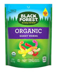 Black Forest Organic Gummy Worms Candy: 8-Ounce Bag