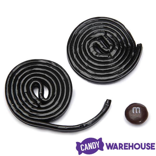 Black Licorice Wheels: 2KG Bag - Candy Warehouse