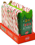 Bobs Sweet Stripes Peppermint Giant Candy Canes: 24-Piece Display