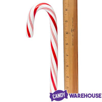 Bobs Sweet Stripes Peppermint Giant Candy Canes: 24-Piece Display - Candy Warehouse