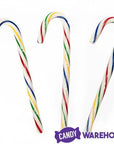 Bobs Sweet Stripes Rainbow Cherry Candy Canes: 12-Piece Box