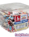 Bonomo Turkish Taffy Bite-Size Candy: 200-Piece Tub