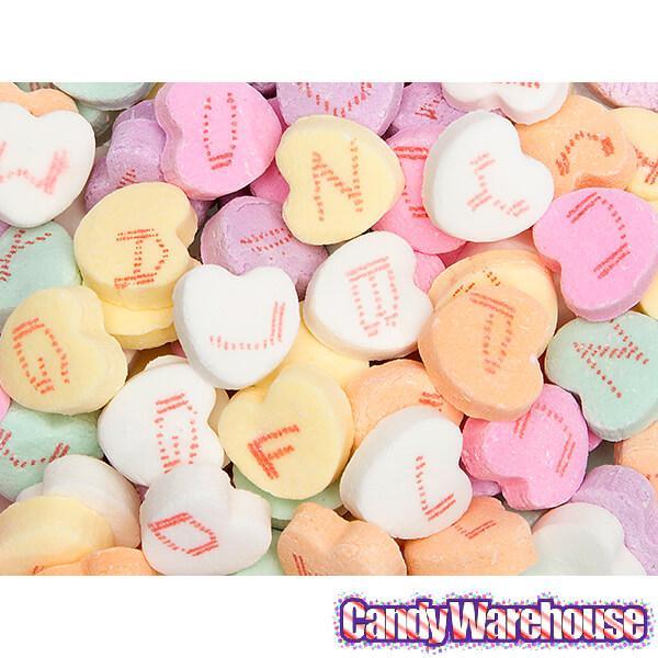 Brach's Alphabet Conversation Hearts: 7-Ounce Bag - Candy Warehouse