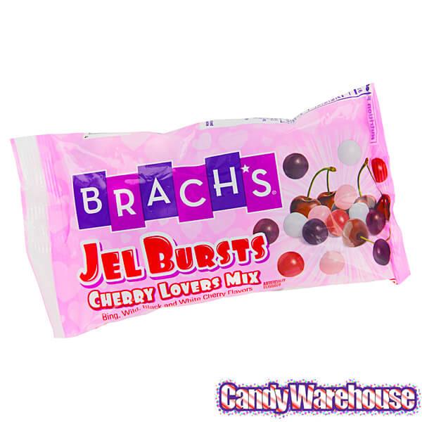 Brach's Cherry Lovers Mix Jel Bursts Candy: 9-Ounce Bag - Candy Warehouse