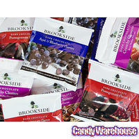 Brookside Dark Chocolate Assortment Candy Snack Packs: 48-Piece Bag - Candy Warehouse