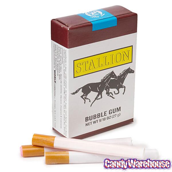 Bubble Gum Candy Cigarettes Packs: 24-Piece Box - Candy Warehouse