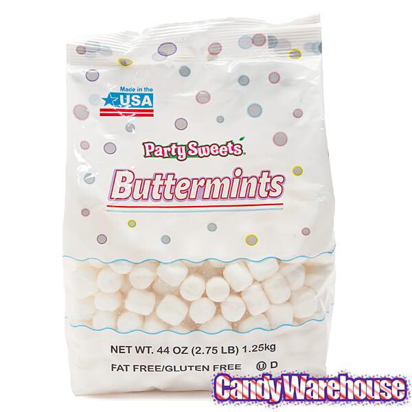 Butter Mints Creams - White: 2.75LB Bag - Candy Warehouse